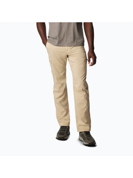 Pantaloni de trekking pentru bărbați Columbia Silver Ridge Utility ancient fossil argintiu