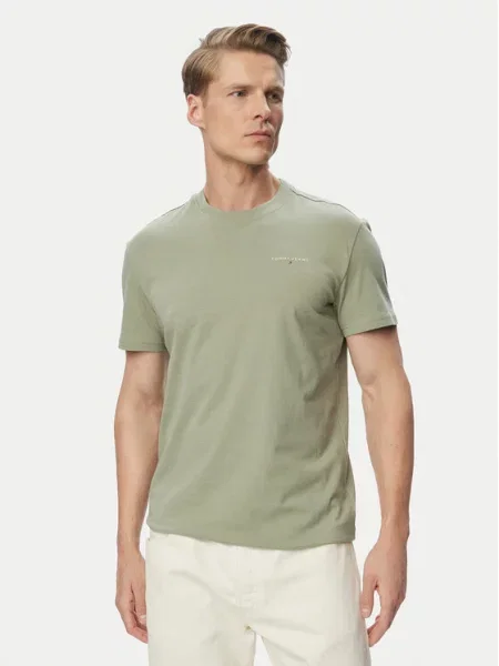 Tommy Jeans Tričko pastelovo zelená