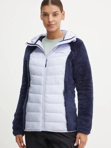 Columbia geaca sport Powder Lite Sherpa Hybrid violet