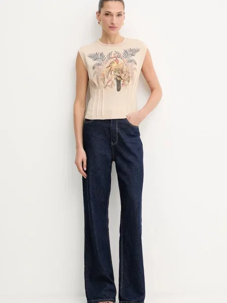 Топ Guess PARAKEET бежевий