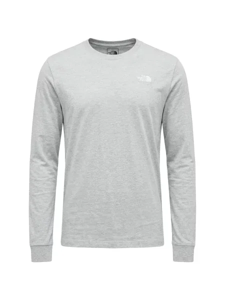 THE NORTH FACE Tricou Evolution Simple Dome gri deschis alb