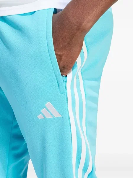 Șosete Adidas cu dungi cu broderie albastru