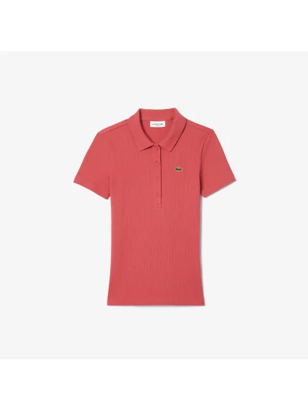 Lacoste Koszulka Polo Slim Fit Z Bawełny Organicznej różowa