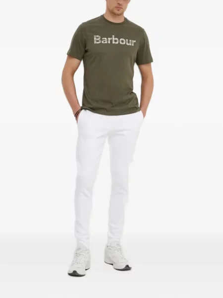 Pantaloni sport Lacoste alb