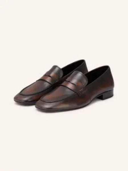 Dries Van Noten Penny Loafers braun czarne