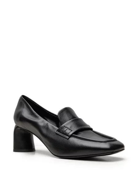 Pantofi cu toc Chuckies din piele negru