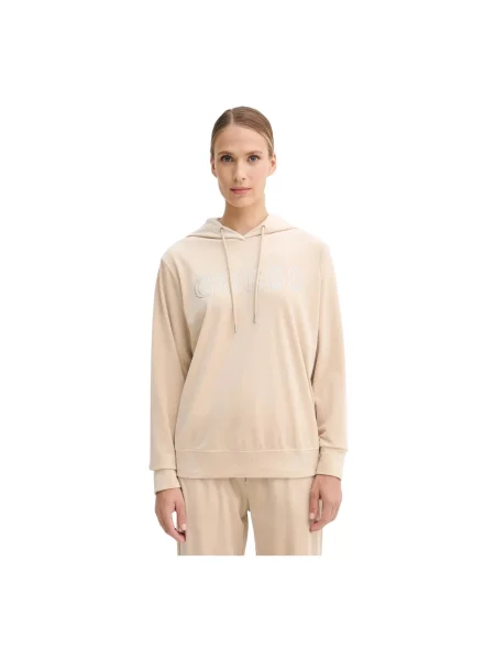 Bluza z kapturem Guess beżowa