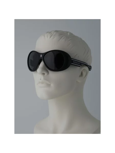 Okulary przeciwsłoneczne Moncler czarne