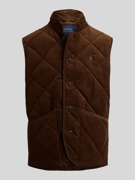 Kamizelka o strukturze sztruksu Polo Ralph Lauren