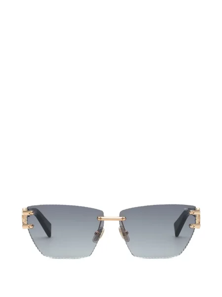 Ochelari de soare Philipp Plein Eyewear cu imprimeu geometric negru