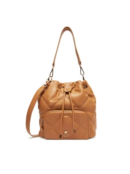 Дамска чанта Beverly Hills Polo Club бежов