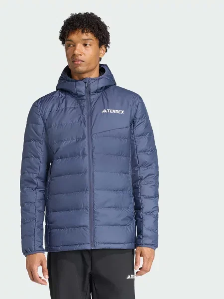 Пуховик Adidas синий