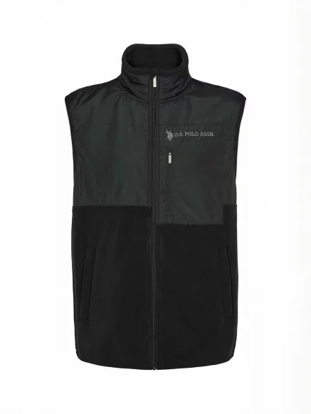 U.S. POLO ASSN. Vestă UMDomenick negru