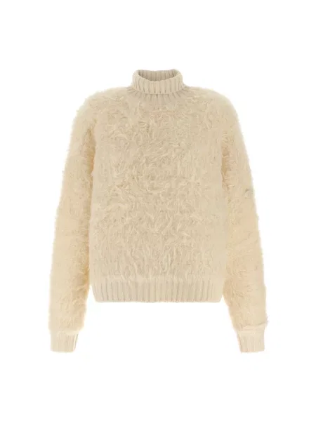 Lniany golf golf Goldbergh biały