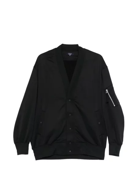 Geacă bomber Comme Des Garçons Homme cu decolteu în V negru