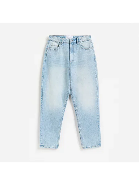 Reserved Magas derekú mom fit farmer kék