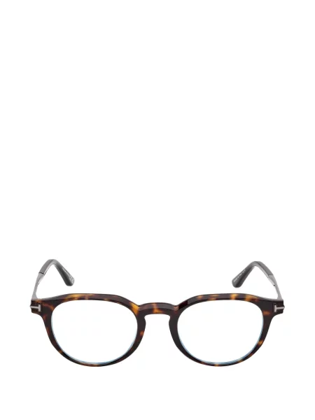 Ochelari de soare rotunzi Tom Ford Eyewear maro