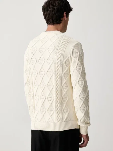 U.S. Polo Assn. светр Heritage Aran Nep Knit Crew
