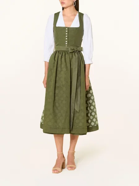Sportalm Dirndl Halenka S Rukávy bílá