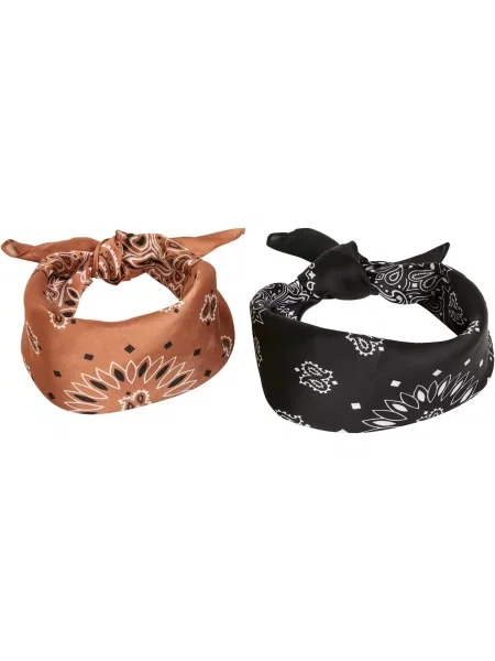 Fular Urban Classics din satin negru