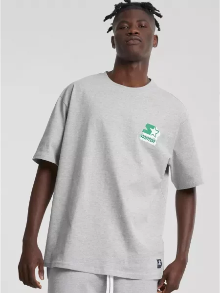 Tricou Starter Black Label din canvas alb