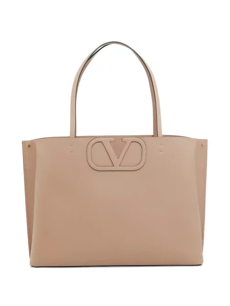 Geantă shopper Valentino Garavani roz