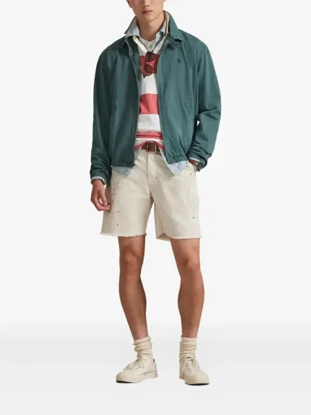 Șapcă Polo Ralph Lauren cu broderie din țesătură twill în carouri albastru