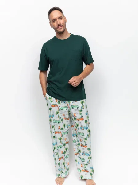 Піжама CYBERJAMMIES Bodhi бавовна/модал зелений