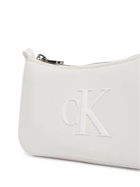 Calvin Klein Ročna torba Bold Ck Mini Bag bela