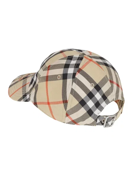 Czapka z daszkiem Burberry z logo beżowa