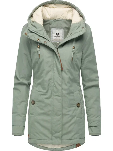 Ragwear Geacă de iarnă Monadena ecru / pastel verde