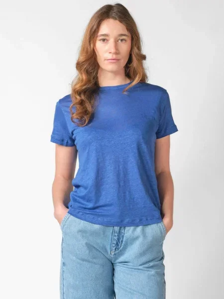 Klitmøller Collective Top Rikke deschis albastru