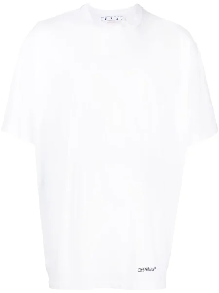 Tricou Off-white cu imagine alb