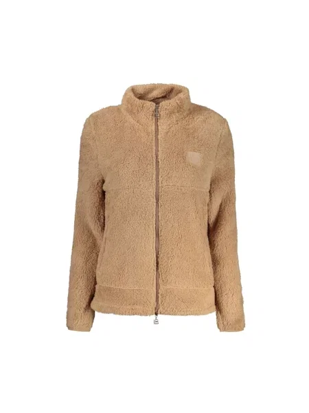 Bluza dresowa Laura Biagiotti z długim rękawem brązowa