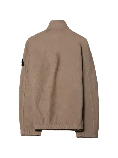 Geacă Stone Island de lână cu strasuri