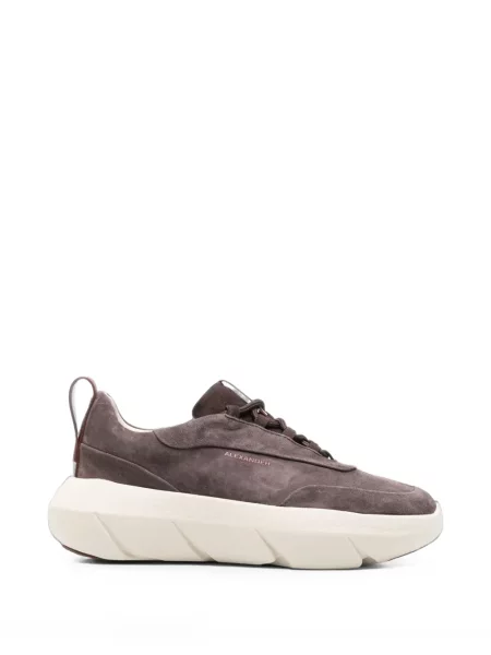 Sneakerși Alexander Smith din piele de căprioară chunky maro
