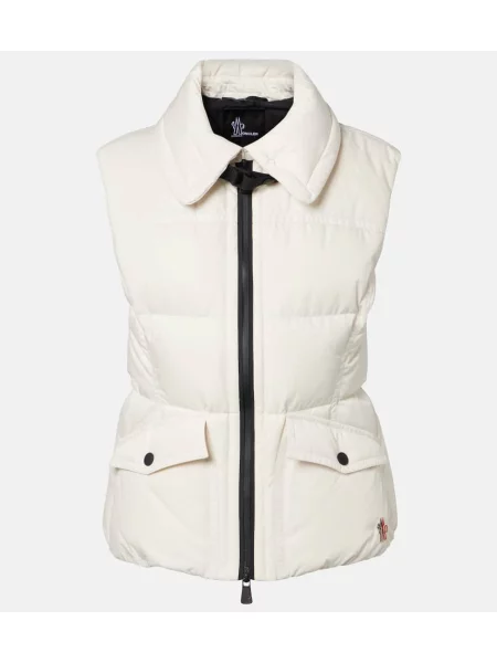 Kamizelka puchowa Moncler Grenoble biała