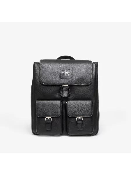 Раница Calvin Klein Bold Pebble Flap Backpack Black OS черно