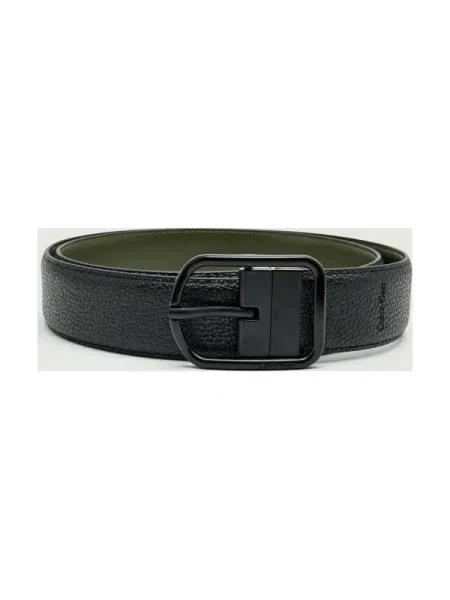 Calvin Klein din piele cu două fețe negru
