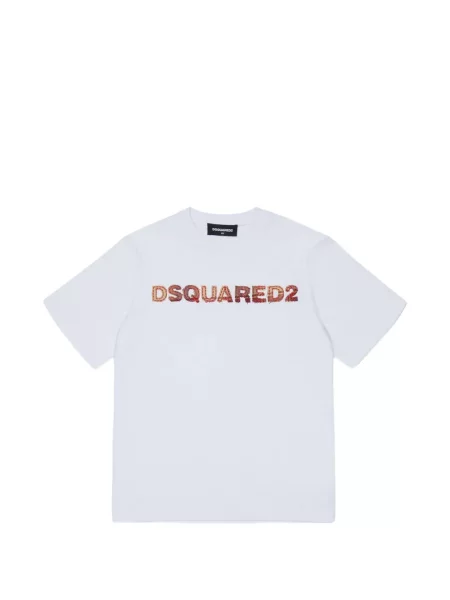 Koszulka dziecięca Dsquared2 biała