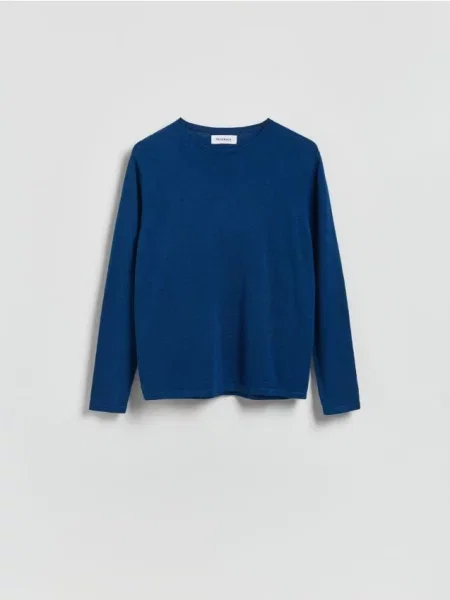 Reserved Pulover din indigo