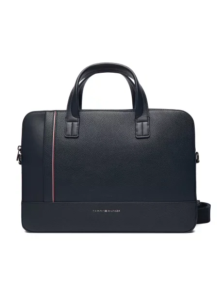 Tommy Hilfiger Torba za prenosnik Th Central Slim Computer Bag Mornarsko modra