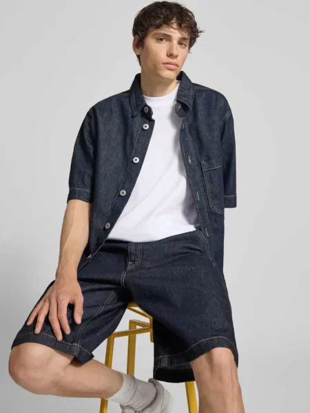 T-shirt z detalem z logo model ‘EURBAN EDGE’ Jack&jones biała