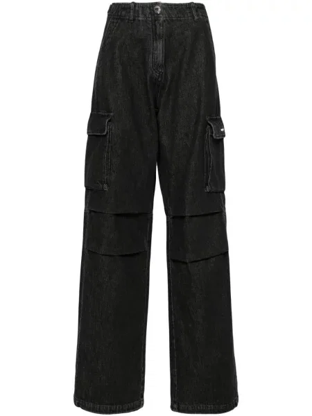 Szerokie jeansy Coperni czarne