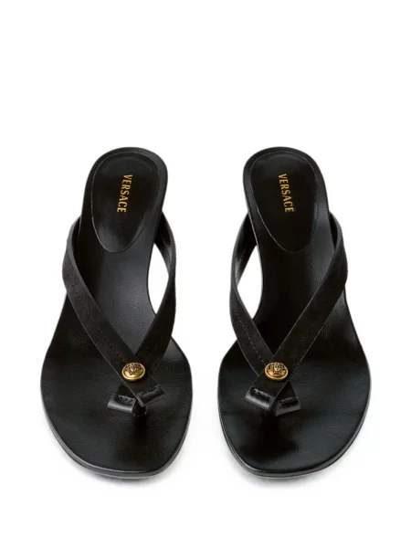 Papuci tip mules Versace negru