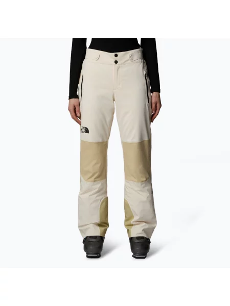 Pantaloni de schi pentru femei The North Face Lenado white dune alb