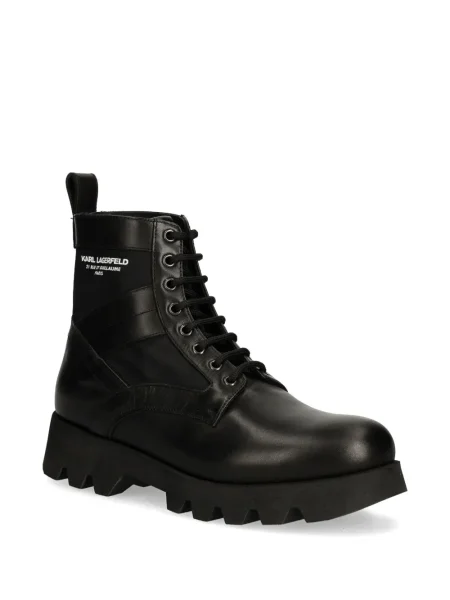 Botine Karl Lagerfeld din piele negru