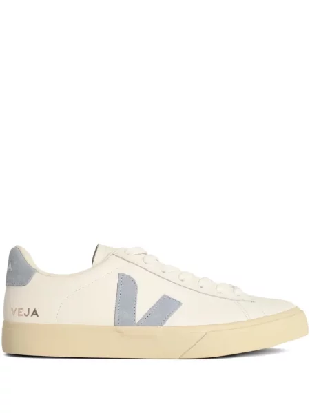 Sneakerși Veja Campo din piele alb