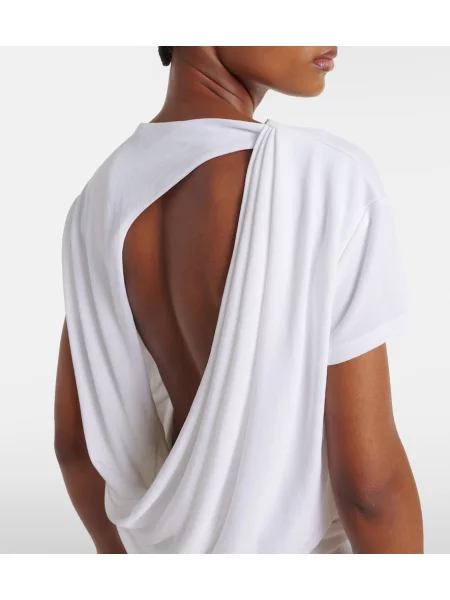 Top Jacquemus alb