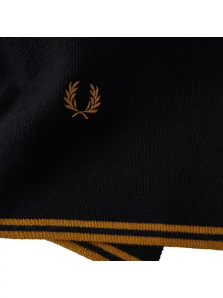 Fular Fred Perry de lână negru